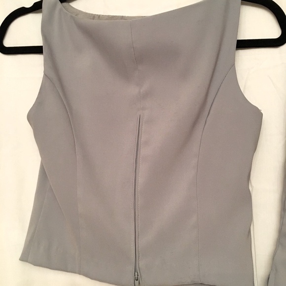 Be Smart, Lt. Grey Mini Skirt & Top Set. Size 3/4 EUC - Picture 5 of 8